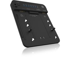 ICY BOX, (M.2 NVMe + SATA) Docking & Kloonstation, USB 3.2 Gen 2 10 Gbit/s, Tool-free installatie, Stand-alone kloonfunctie, IB-2913MCL-C31