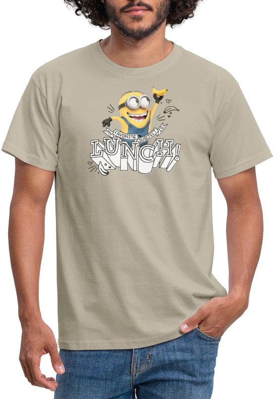 Spreadshirt T-Shirt Minions Dave Gesicht Kostüm Despicable Me Fasching Männer T-Shirt (1-tlg