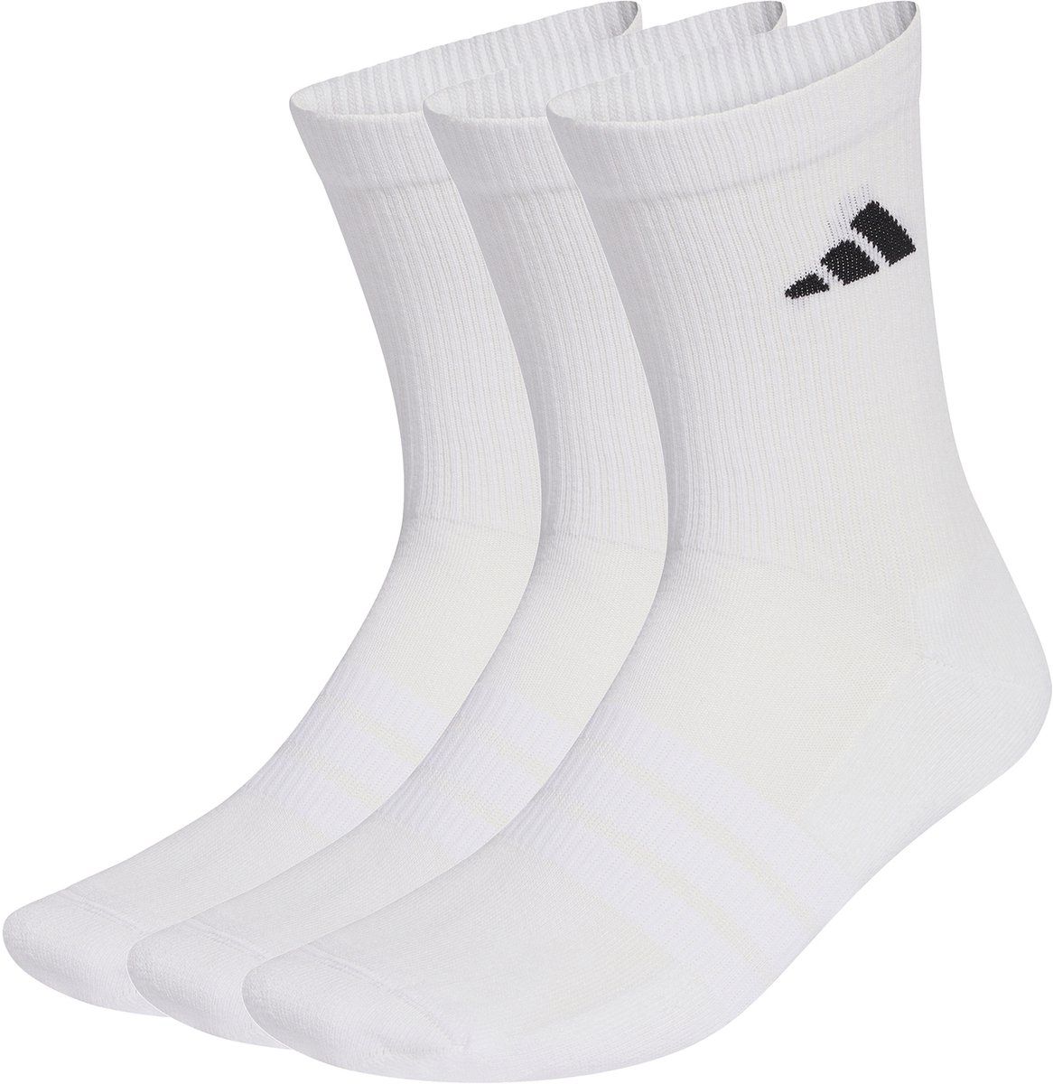 ADIDAS ESSENTIALS SOKKEN 3-PACK JZ0530 en groter Wit