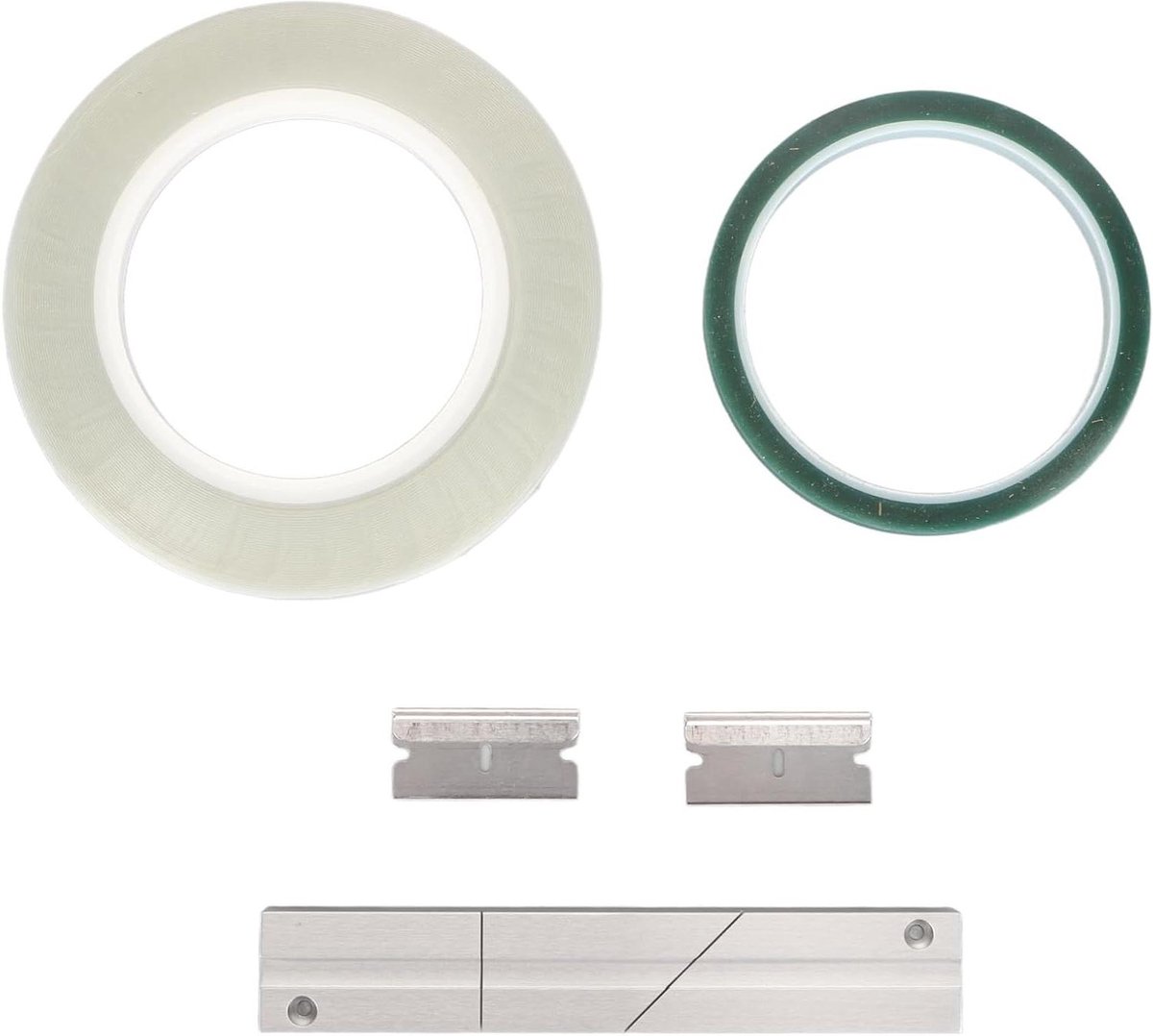 EGoods - Tape splicing set voor 10 inch tape reel recorders - audiotape splicing kit met splicing block, splicing tape en leader tape