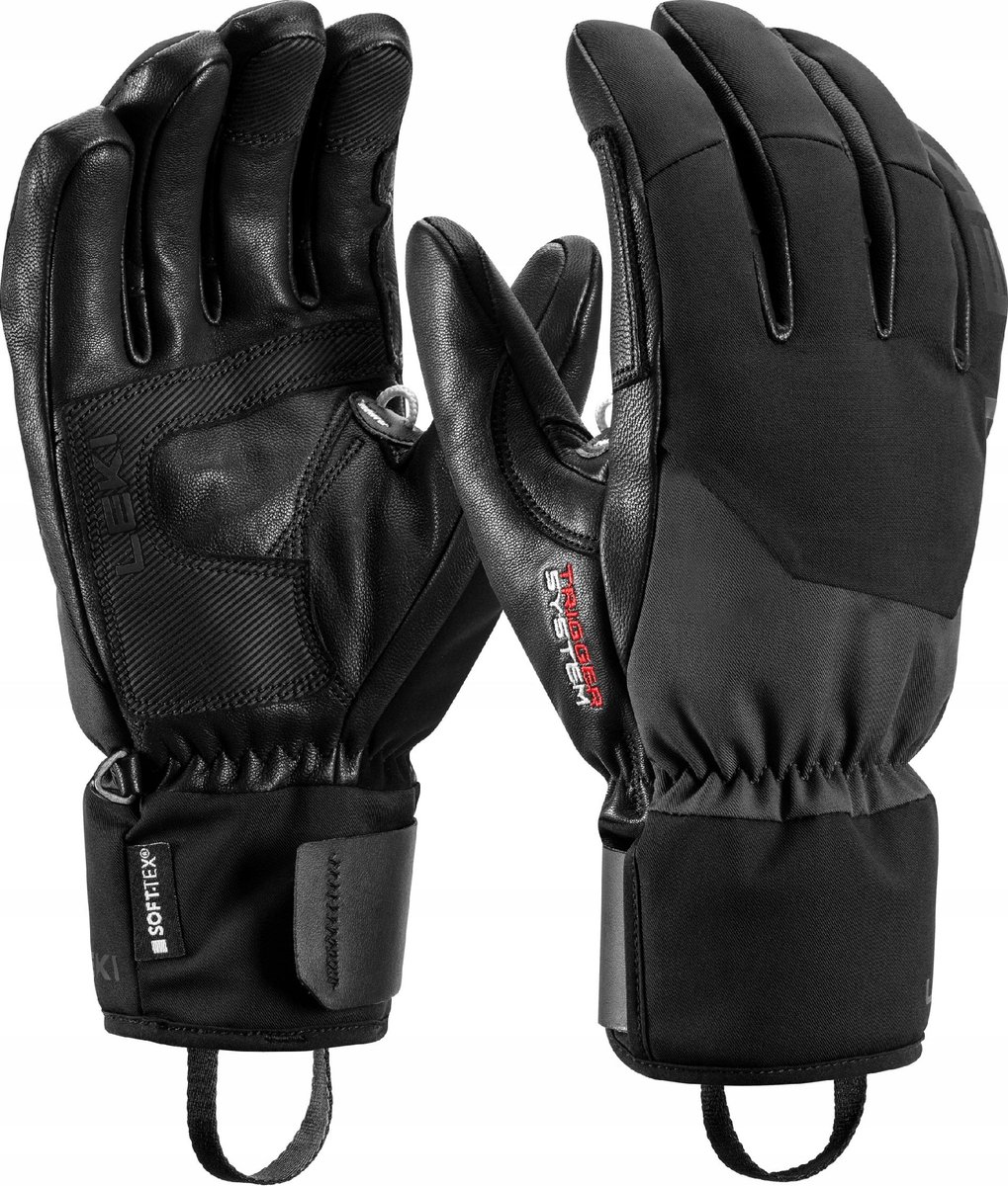 Leki Hevon Thermo 3D Ski Handschoenen – Warm & Waterdicht Zwart