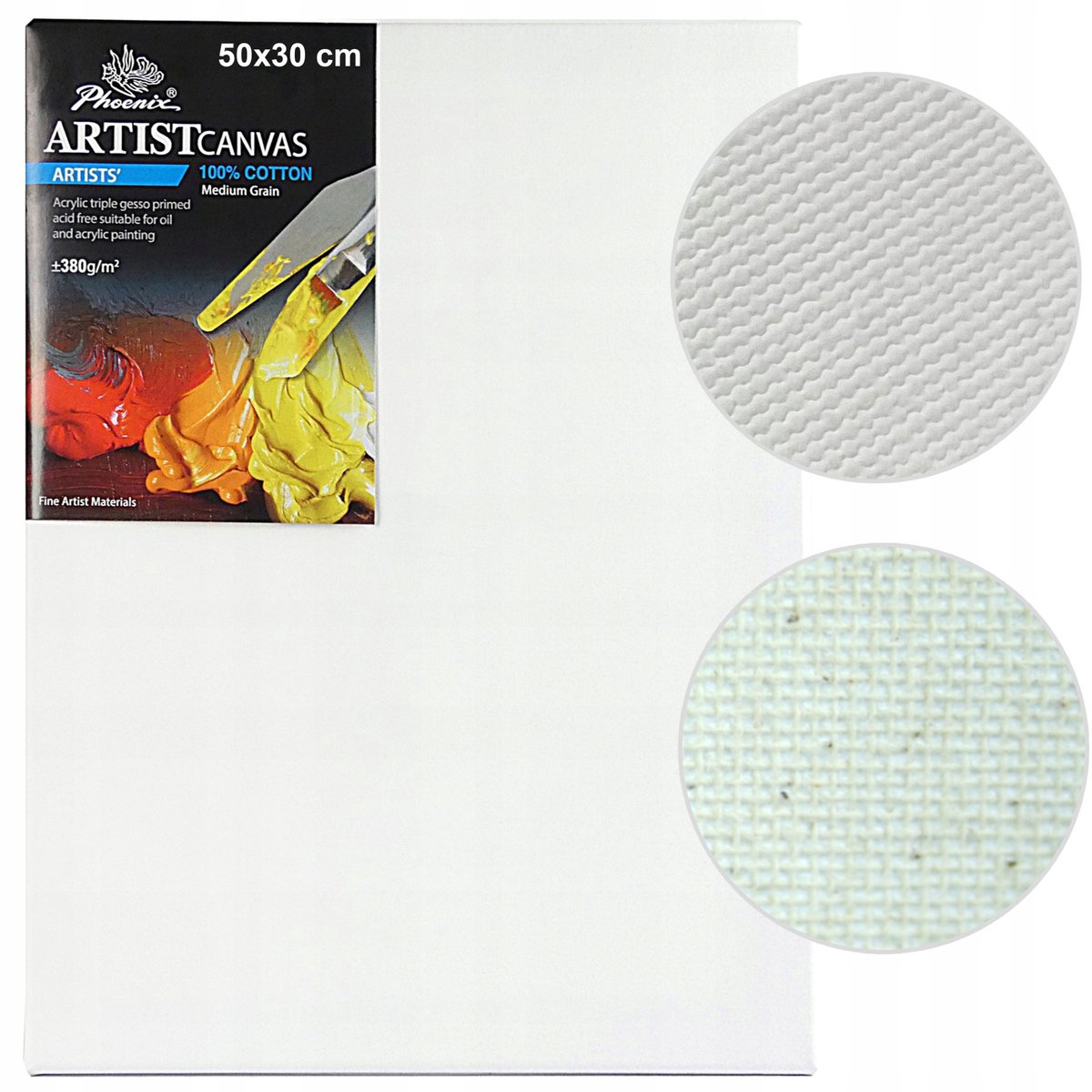 Phoenix Katoenen Schilderdoek Premium 380g 30x50cm