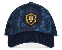 World Of Warcraft - Logo Trucker pet - Donkerblauw