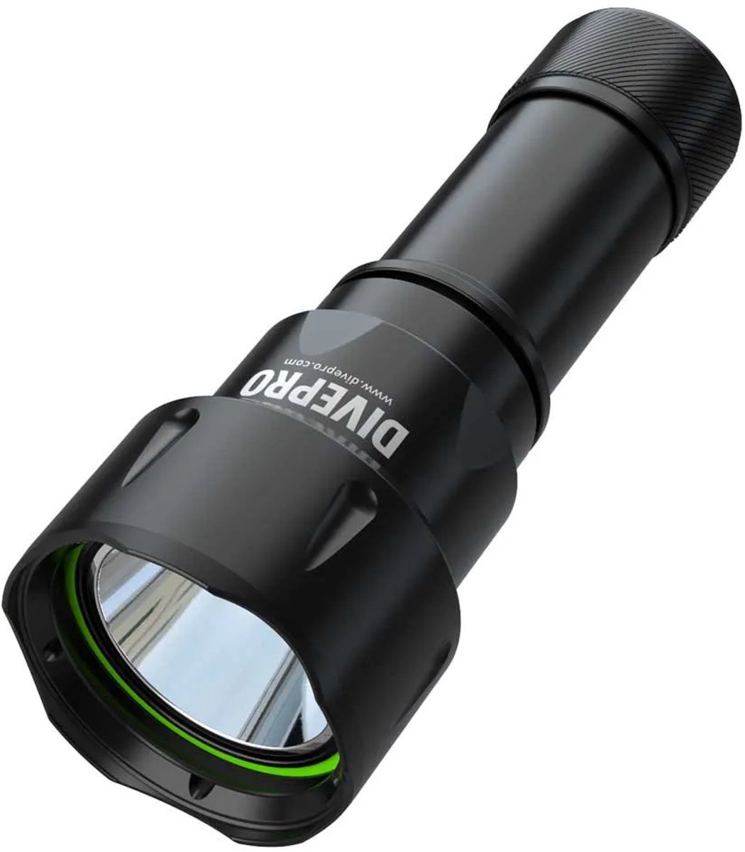 Divepro D6 Diving D6 1050 Lumens 5´´4h Duration Duiklamp Zilver 1050 Lumens