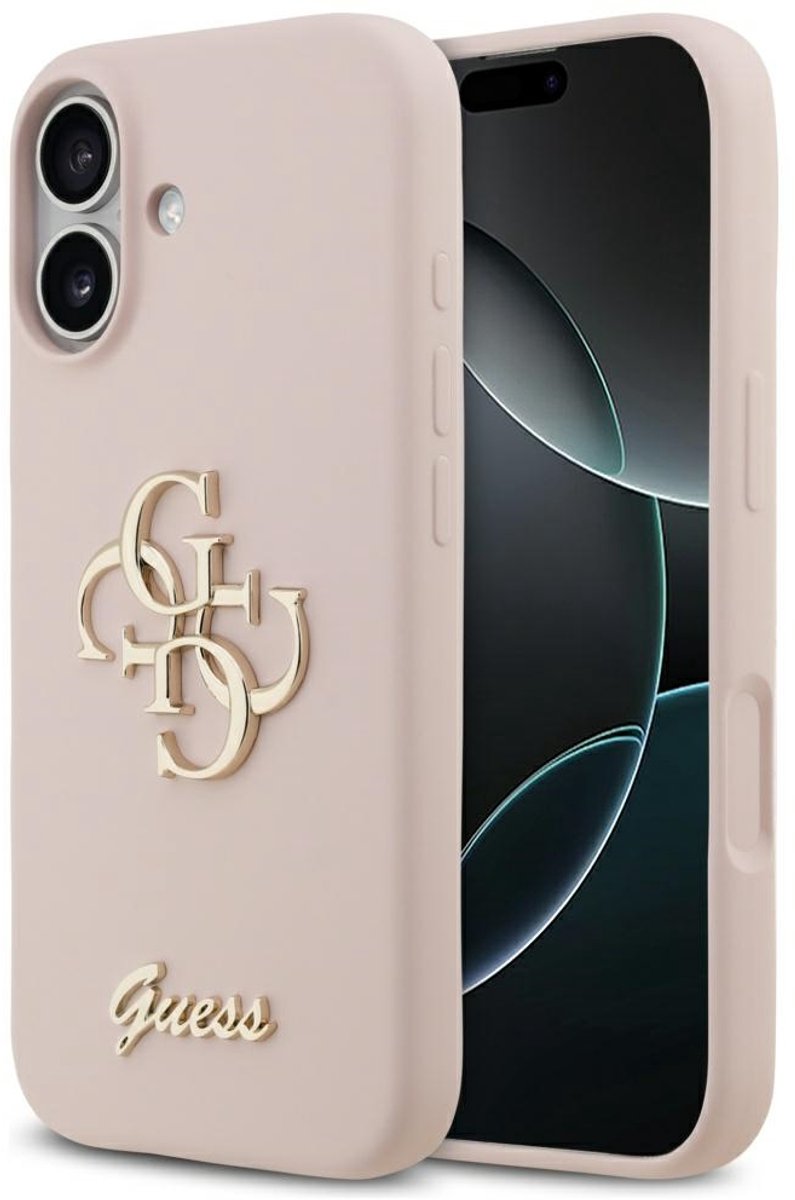 Guess Siliconen Hoesje Groot 4G Script Voor Iphone 17 Met Bescherming En Elegant