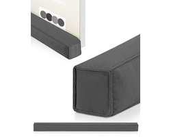 Beautissu Tochtstopper Deur 120 cm – Energiebesparende Koudeblokker Tochtstrip Voor Deuren – Tochtrol Antraciet – Tochtstopper Stof Voor Ramen & Deuren – Marin