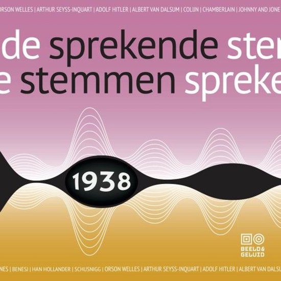 Sprekende stemmen 1938 - cover