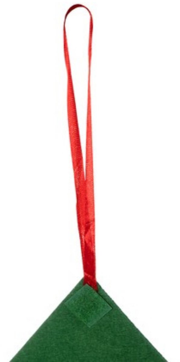 Ruhhy DIY Vilt Kerstboom - Inclusief 26 Versieringen - Herbruikbare Kerstdecoratie – foto 2