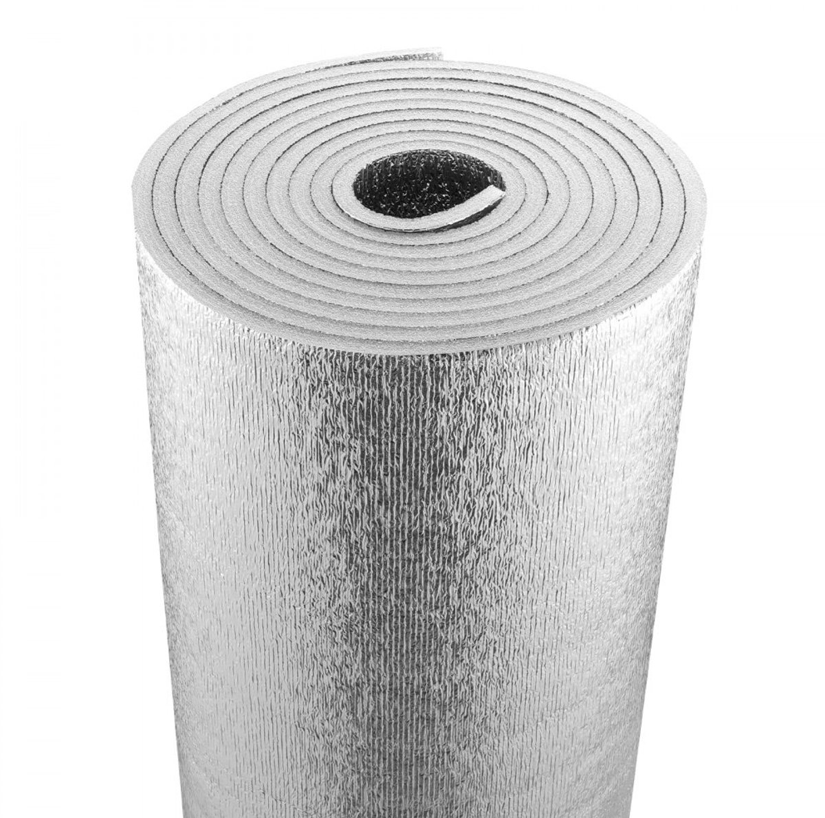 Reflecterende Isolatiefolie - Isolatierol - Dikte 15,1 mm - Afmeting 122 cm x 7,62 m - Dubbelzijdig Warmtereflecterend - Aluminiumfolie + EPE-schuim - Voor Ramen en Camperdak
