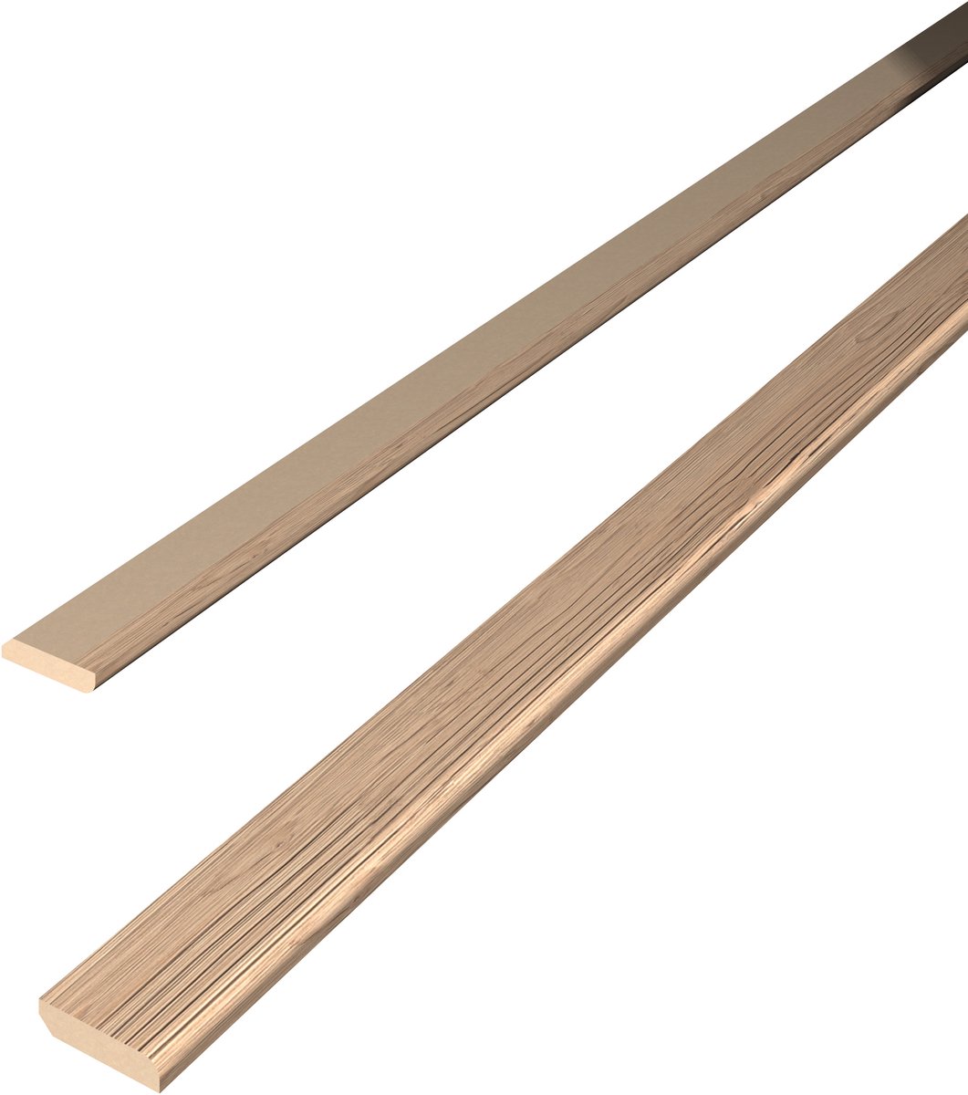 EGGER Decowall Afdekprofiel AL006 Namur spar licht 2400 x 6 x 25mm