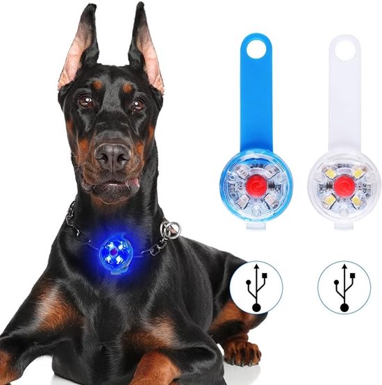 Foto: Max molly honden veiligheidsverlichting matrix ultra led dierenlampje oranje