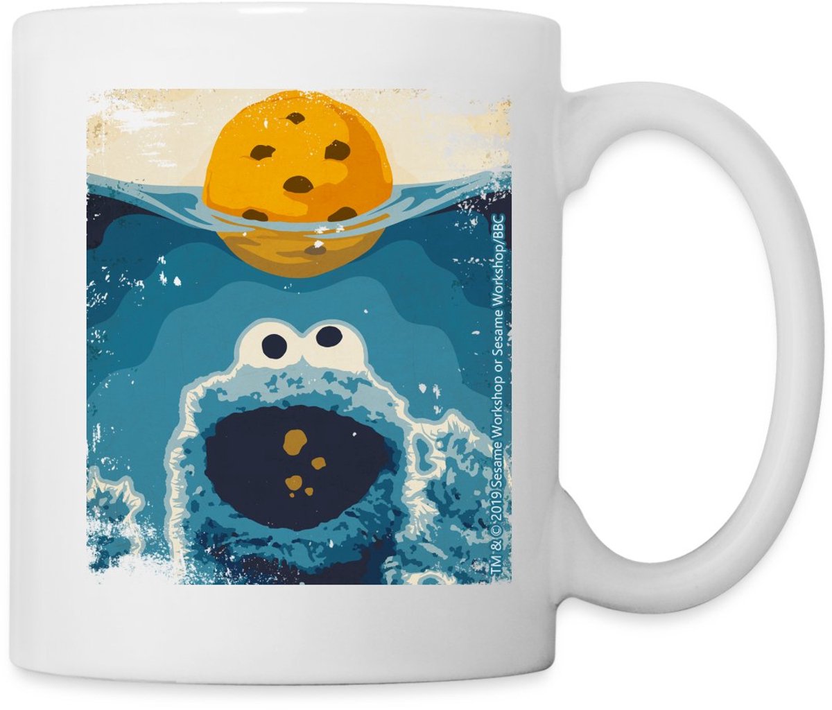 Sesamstraat Cookie Monster Haai Mok