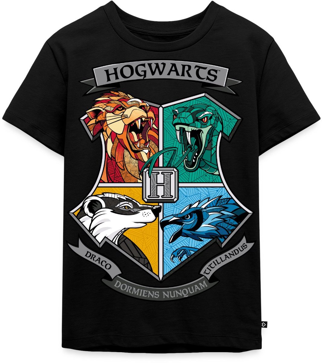 Harry Potter Hogwarts Logo Premium T Shirt Kinderen