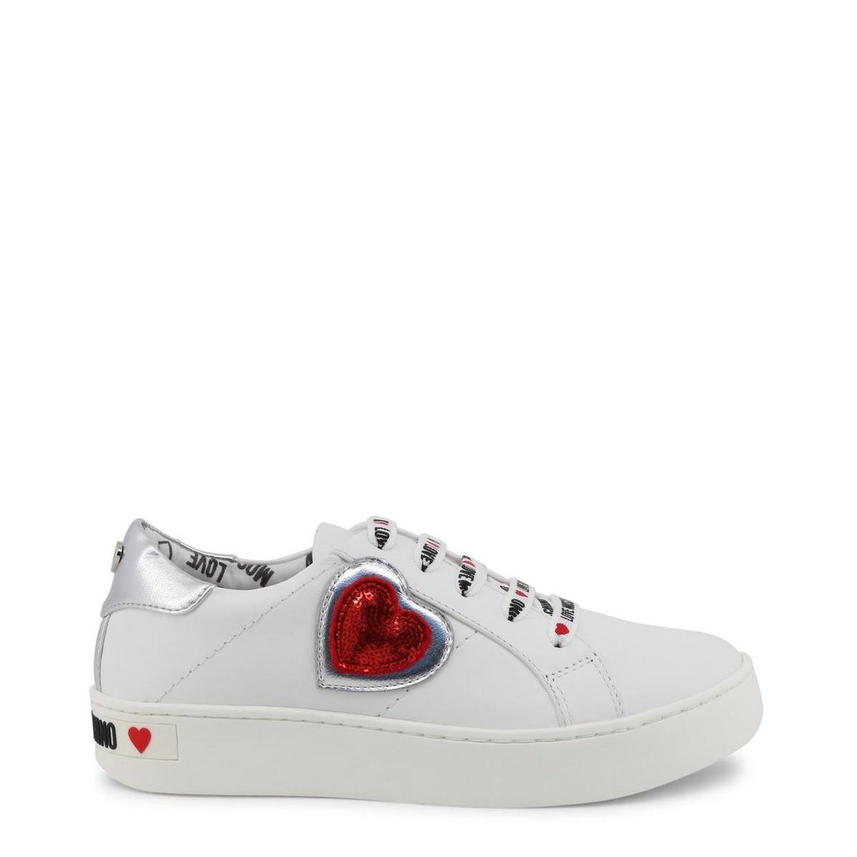 Love Moschino - Sportschoenen - Vrouw - JA15133G17IA - white,red