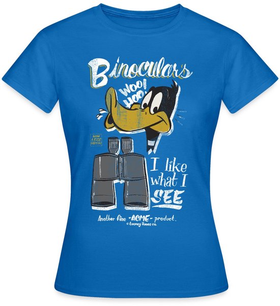 Looney Tunes Daffy Duck Binoculars T-Shirt Dames
