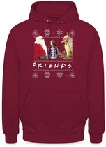 ABSOLUTE CULT FRIENDS - CENTRAL PERK CHRISTMAS LIGHTS ACID WASHED Sweater Black Abl21j0j8 Q11