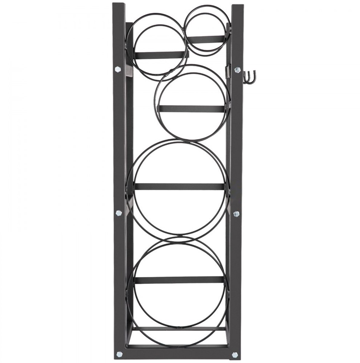 Koelmiddeltankrek - Koelmiddelflessenrek/Gasflessenrek - Voor 2 x 13,6 kg Koelmiddeltanks - 3 Ruimtebesparende Cilinderhouders - 895 x 319 x 92 mm - Voor Gas en Zuurstof