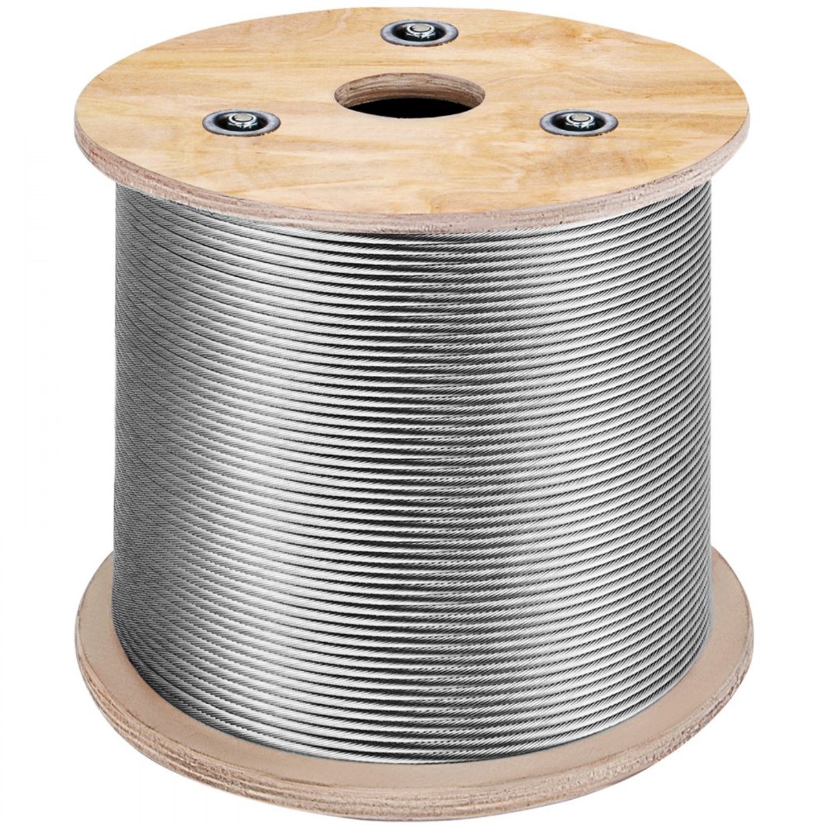 RVS Staalkabel 316 - 7x7 Staaldraad - Lengte 150 m - Breeksterkte 650 kg - Corrosiebestendig - Voor Lichte Industrie en Bruggen