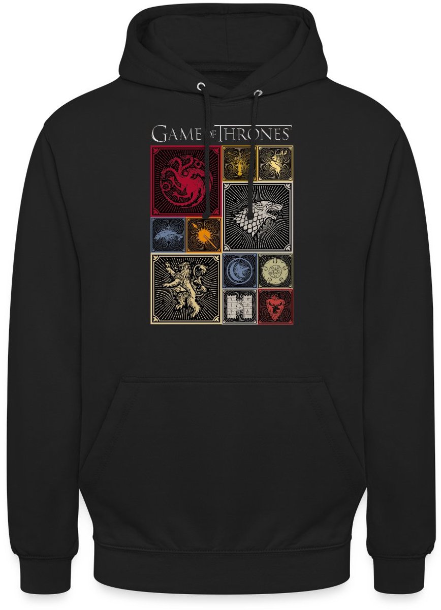 Game Of Thrones Koninkrijken Wapen Tegels Hoodie Unisex