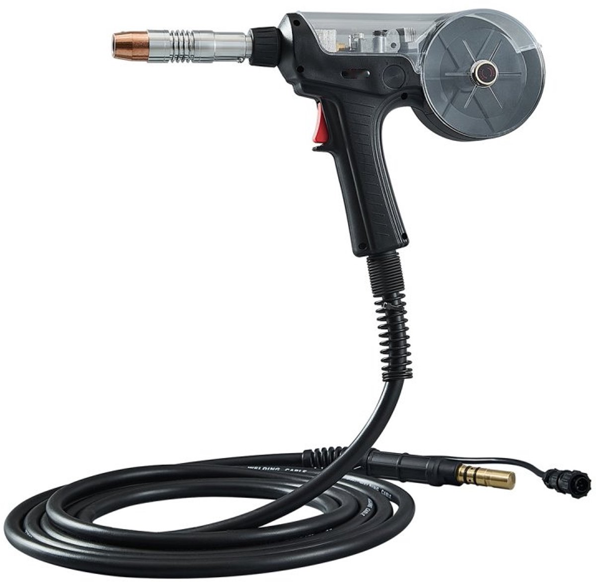 MIG-laspistool / MIG-toorts - 200A - 6 m Kabel - Compatibel met MIG-lasapparaten - Voor Fluxkern-, Massieve en Aluminium Lasdraad - Diameter 0,8/0,9 mm