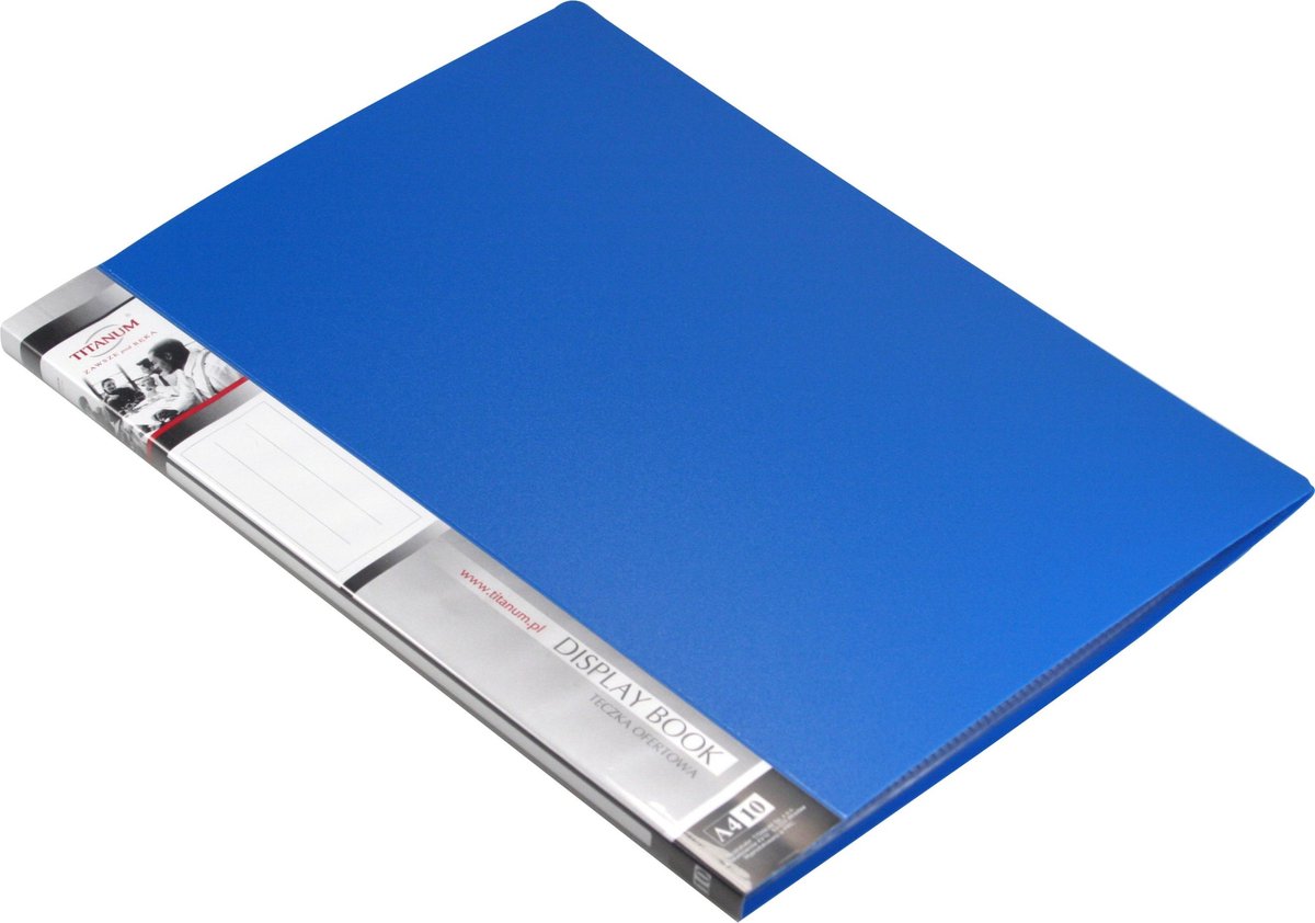 Titanum Ofertówka A4 Blauw, 10 Insteekhoezen
