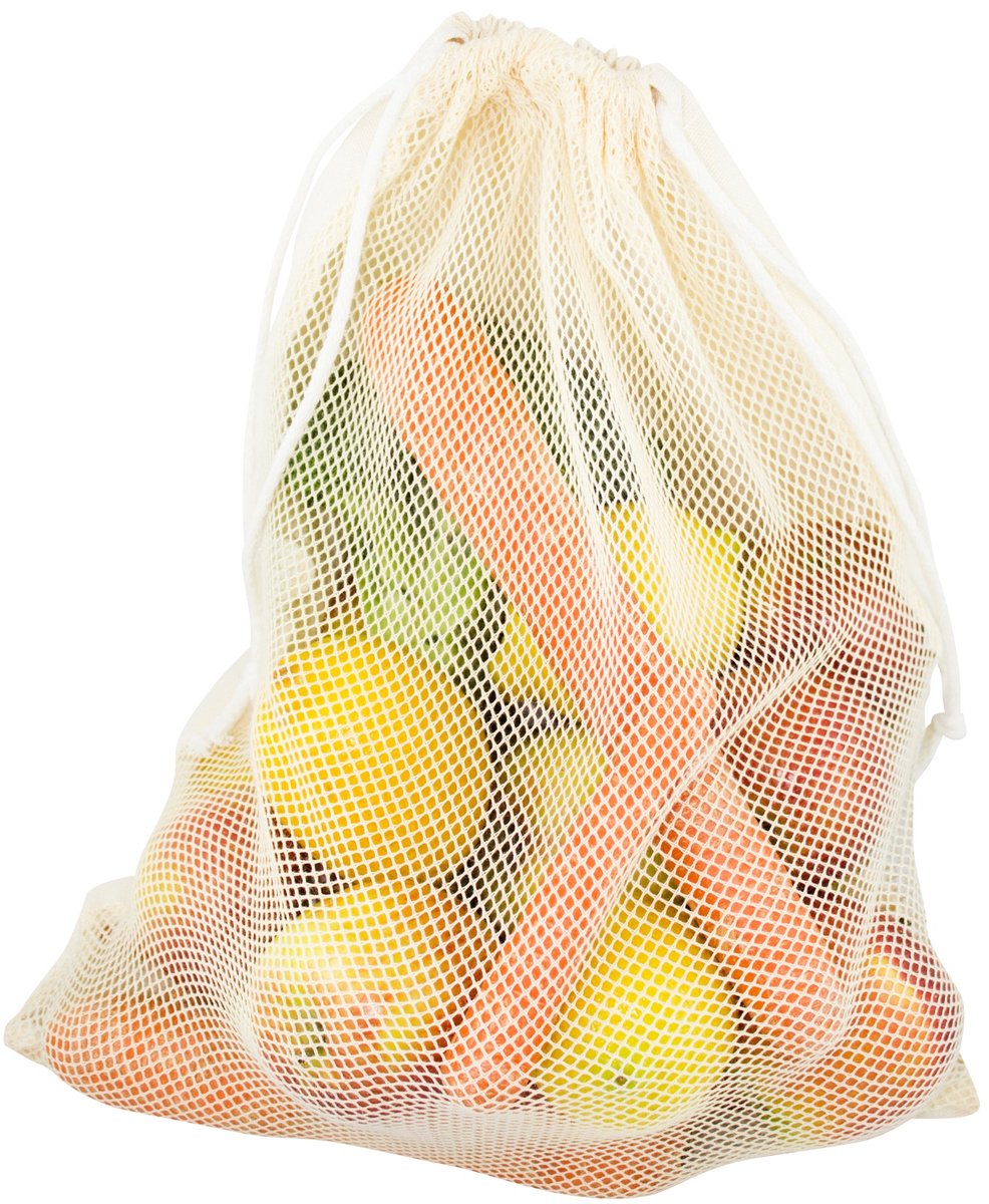 Grote Katoenen Boodschappentas 30x45cm Ecru - Ideaal voor Groenten & Fruit
