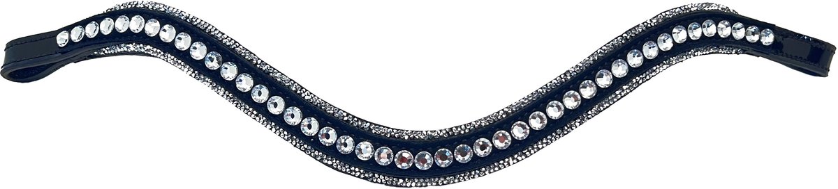 DKR SPORTS FRONTRIEM CRYSTAL FINE Zwart