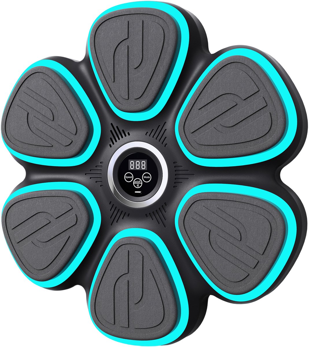 Bluetooth-muziekboksdoelwit voor kinderen, multifunctioneel wanddoelwit voor thuisoefeningen, geschikt voor sportscholen en thuis - zwart