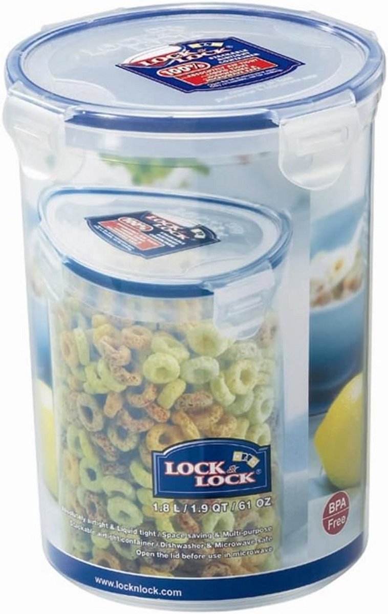 Ronde Vershouddozen Set van 3 Kunststof 1,8 L