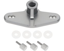 Ronte - Fiets mount adapter voor afstandsbediening DJI Air 3 Mini 4 Pro - Zilverkleurig - Inclusief accessoires