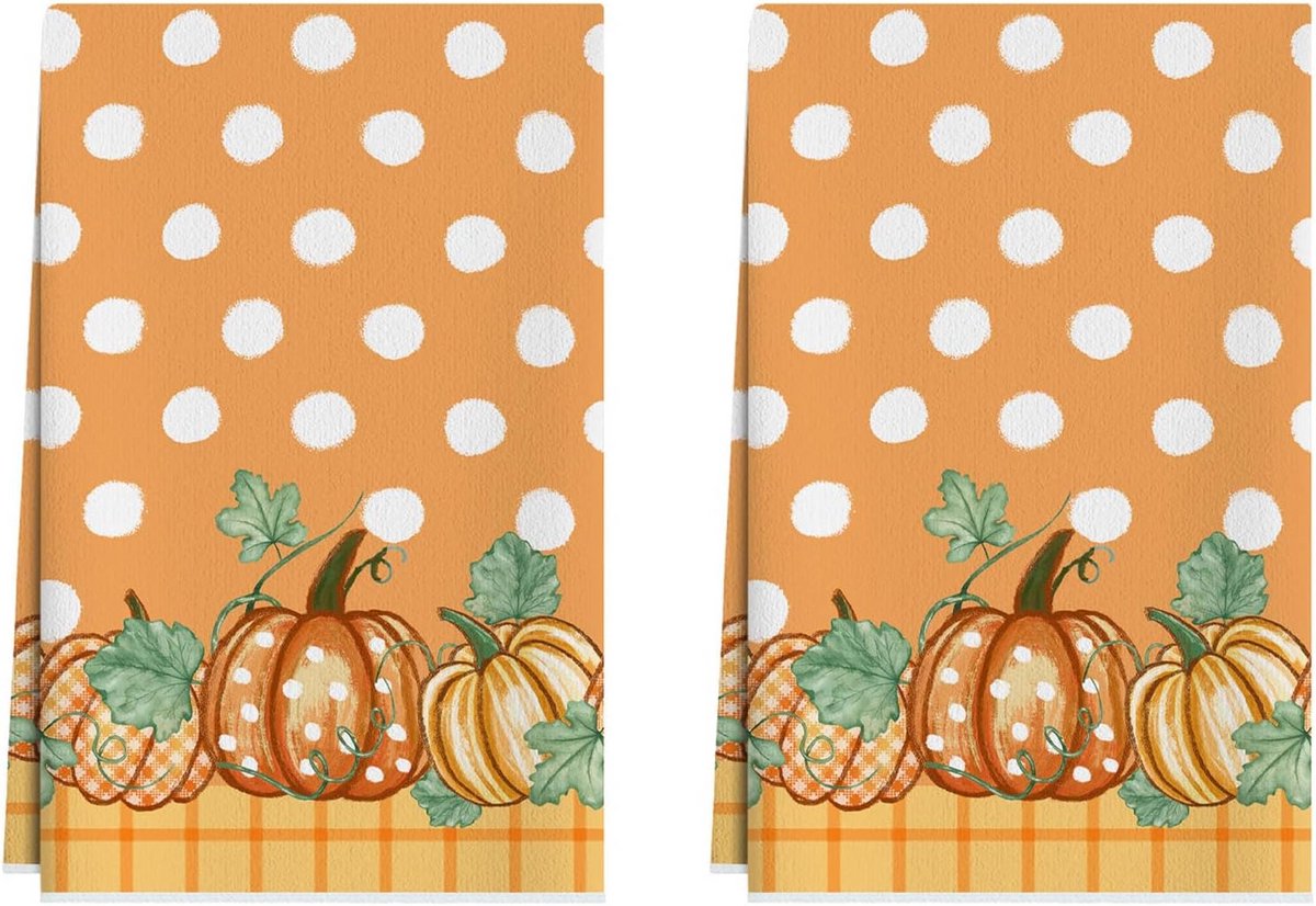 Geruite theedoeken 45x66 cm set van 2