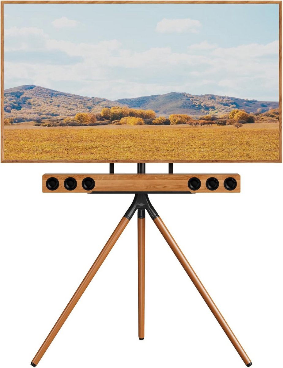 Vloerstandaard voor flatscreen 45-65 inch hoogte verstelbaar en draaibaar 180° VESA 600