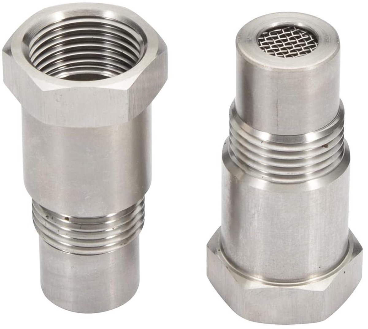 Ronte - Lambdasonde-adapter 2 stuks met filter en verlenging 45 mm voor auto-uitlaatsysteem