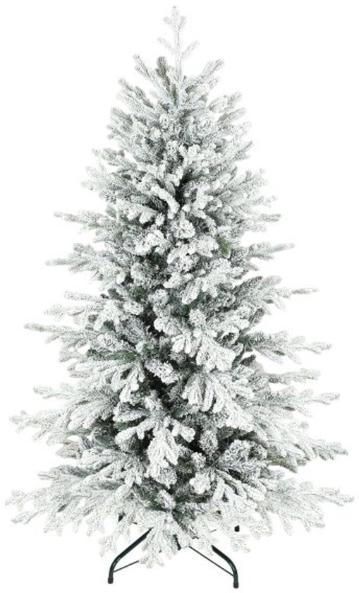 Ruhhy kunstkerstboom 210 cm - realistische groene kerstboom met dunne
