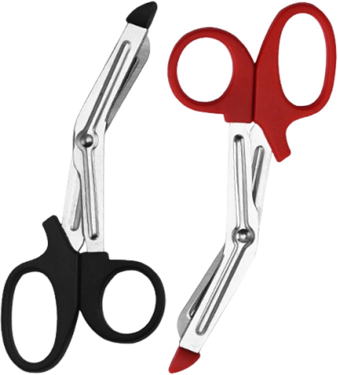 Reddingsschaar 16,5 cm – roestvrij staal, rood/zwart