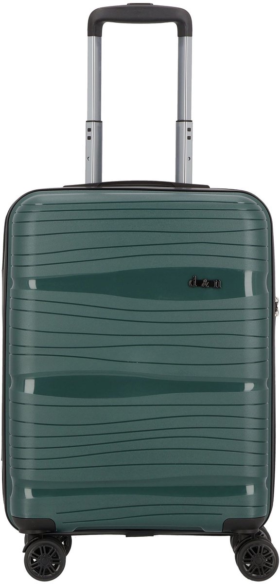 d & n Travel Line 4300 4 wielen Cabinewagen S 55 cm - Harde bagage - TSA slot - dunkelblau