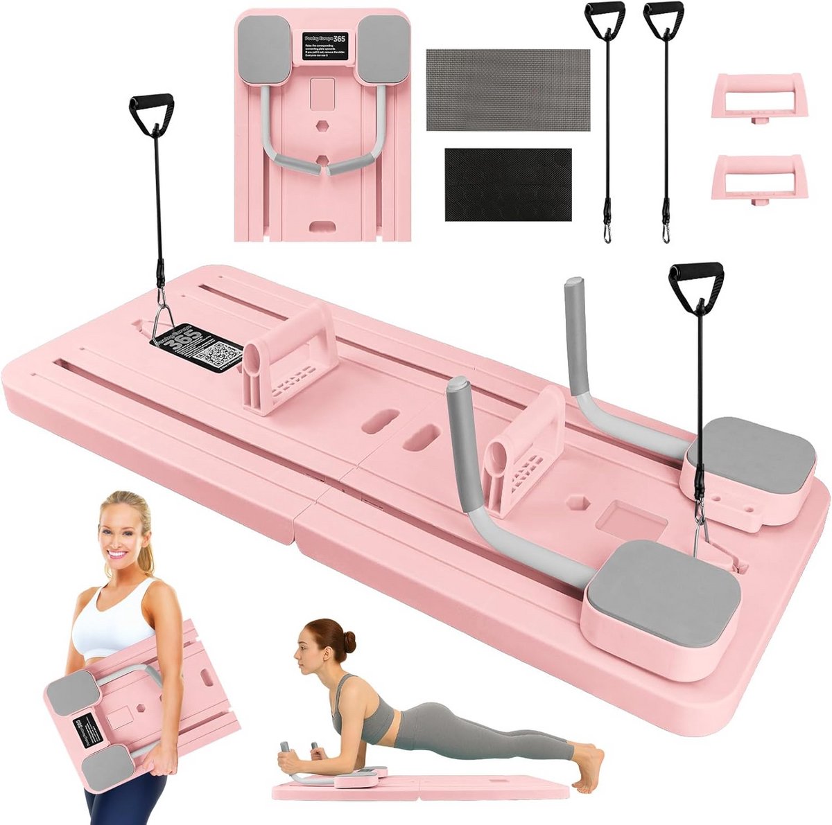Multifunctionele Pilates Board Opvouwbaar met Ab Roller en - Product - €188,31