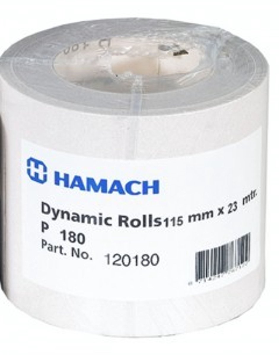 HAMACH Dynamic schuurpapier op rol 115 mm x 23 mtr - P220