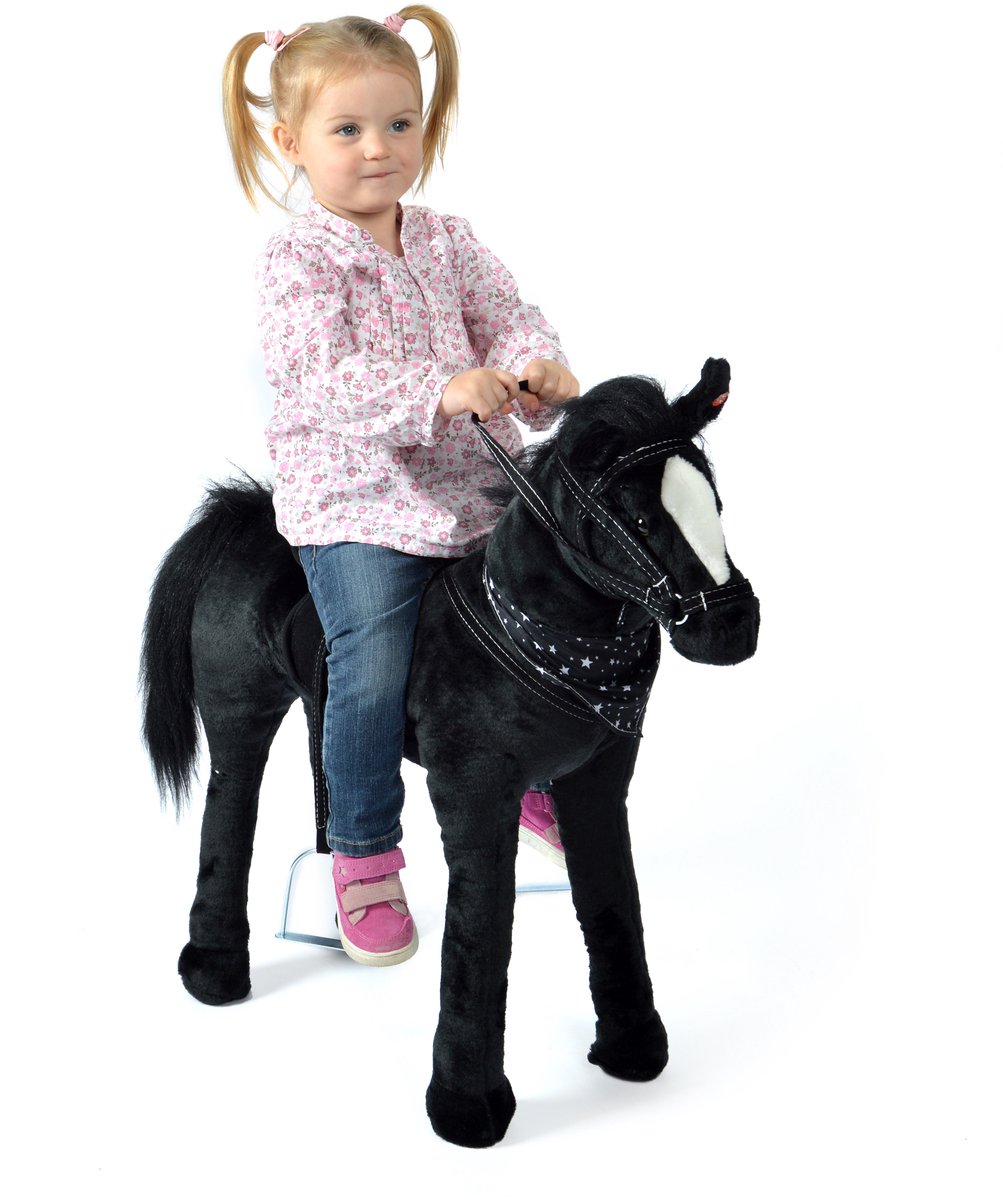 Pink Papaya Staand Paard Polly - 75 cm