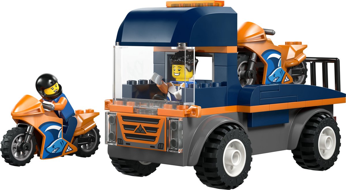 LEGO City - Great Vehicles - Transportwagen Voor Motoren — afbeelding 5