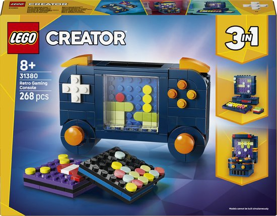 LEGO® Creator 3in1 Retro Spelcomputer Speelgoedmodel - Bouw Om tot Desktop of Speelautomaat - 31380