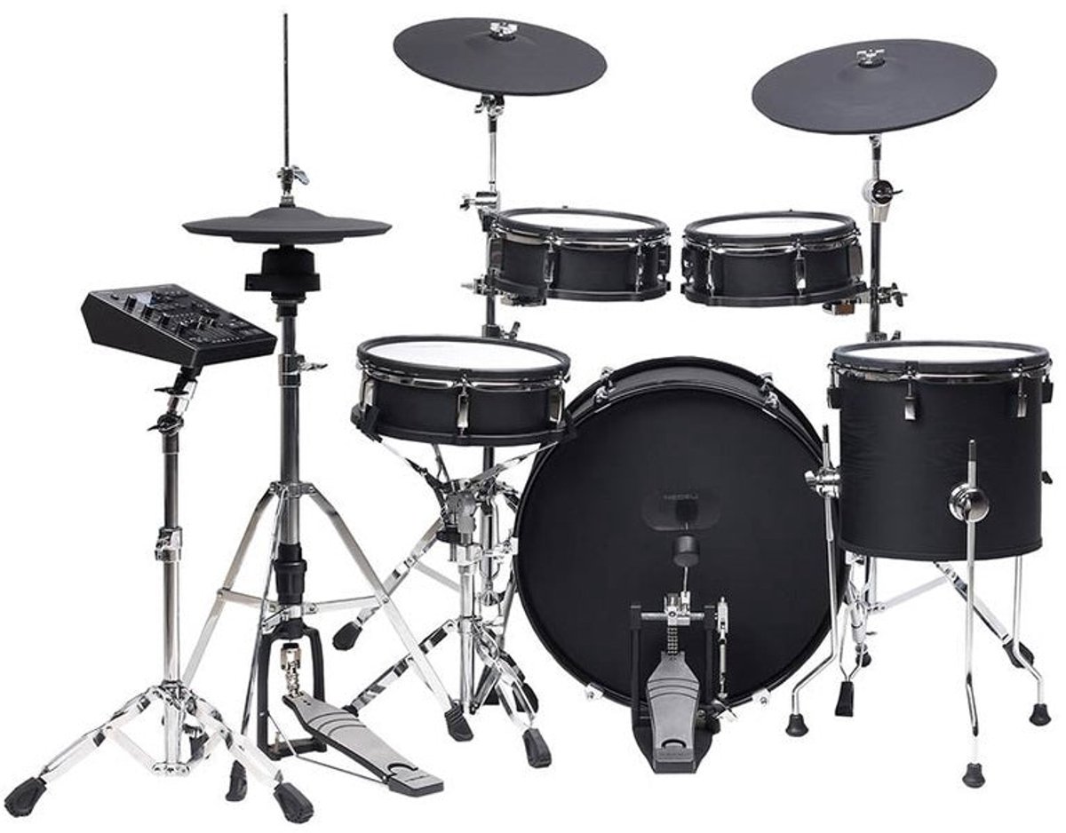 Medeli MZ729 Elektrisch Drumstel Fullsize Mesh Ketels met 20 Kick en Blackwood