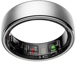 NOLATR Smart Ring NEX – Slimme Ring met Stappenteller, Slaaptracker & Hartslagmeter – Zonder Abonnement – Zilver – Maat 8