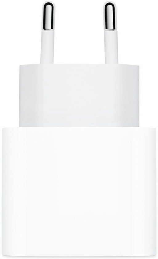 Apple 20W Power adapter - USB-C aansluiting - Snellader iPhone - Wit
