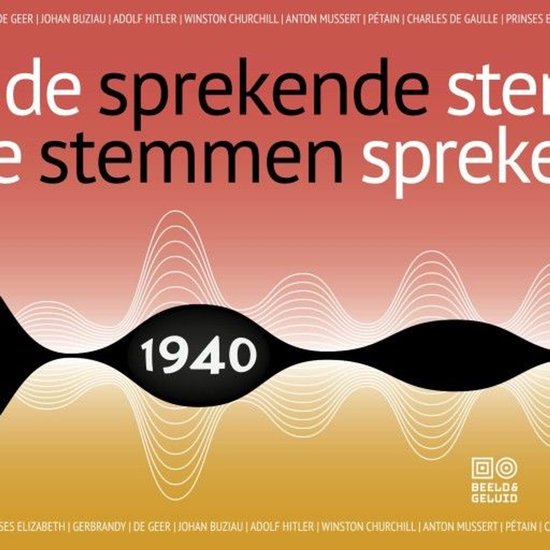 Sprekende stemmen 1940 - cover