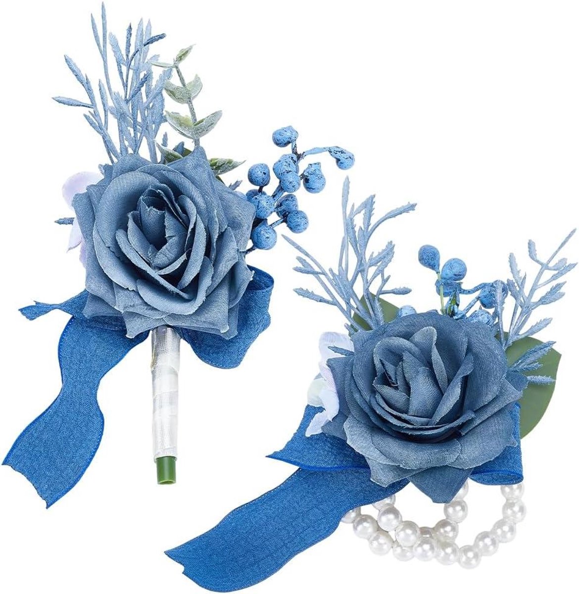 CSGoods - Bloem Pols Corsage voor bruiloftsgasten en feesten - Handgemaakt design - Prachtige toevoeging aan je outfit