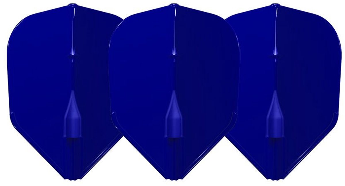 L-Style Champagne Flight EZ L3 Shape Blue - Dart Flights