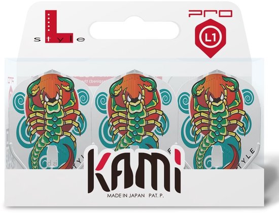 L-Style Champagne Flight L1 Kami Deta Hedman White - Dart Flights van Merkloos — afbeelding 3