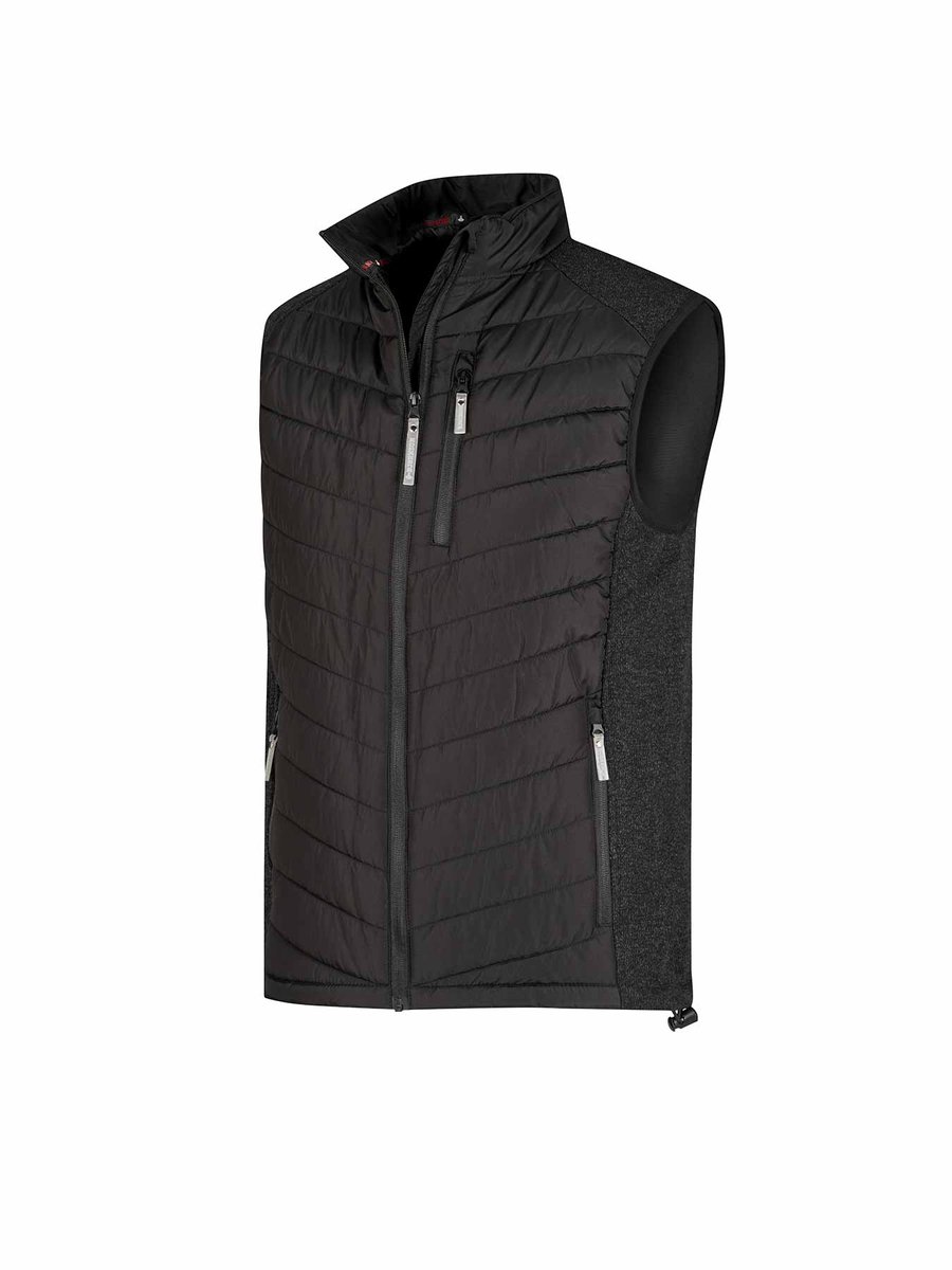 BJØRNSON Stig Bodywarmer Winddicht Heren - Maat XL - Zwart