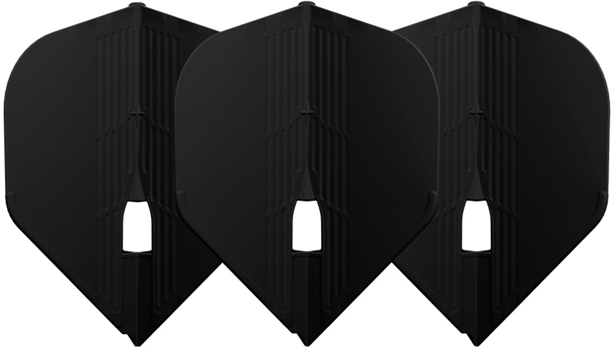 L-Style Champagne Flight Kami L1 Standard Black - Dart Flights